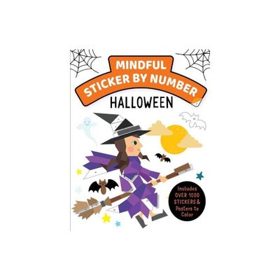 Mindful Sticker by Number: Halloween - by Insight Kids (Paperback)