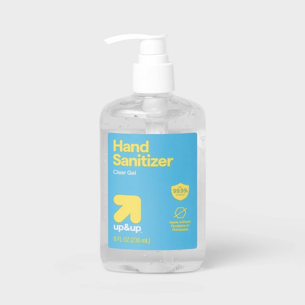 Hand Sanitizer Clear Gel - 8 fl oz - up&up