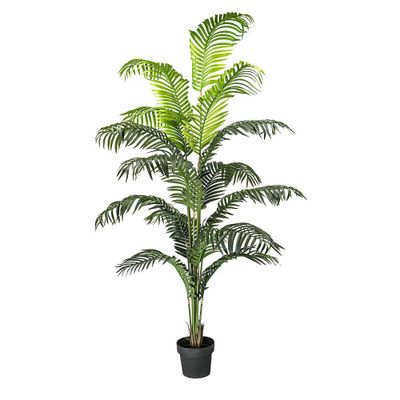 LCG Florals 72 Artificial Palm Tree in Pot: Indoor Faux Plant, No Assembly, Polyester Faux Grass