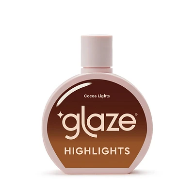 Glaze SuperGloss Color Conditioning Hair Gloss & Toner - Warm Cocoa Lights for Highlighted Hair - 6.4 fl oz