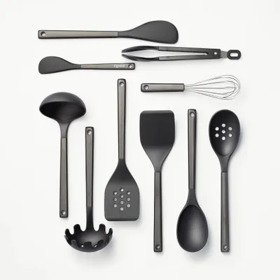 10pc Stainless Steel/Nylon Kitchen Utensil Set