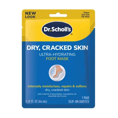 Dr. Scholls Dry, Cracked Skin Ultra-Hydrating Foot Mask - 1 Pair