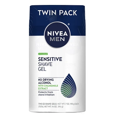 NIVEA Men Sensitive Skin Shave Gel with Vitamin E - 7oz/