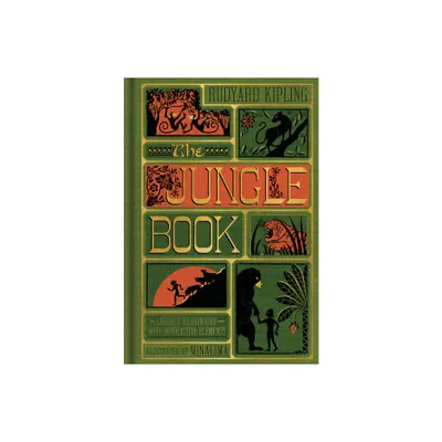 The Jungle Book (Minalima Edition) (Illustrated with Interactive Elements) - by Rudyard Kipling (Hardcover)