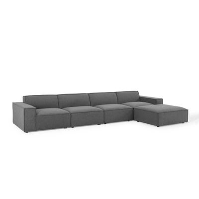 5pc Restore Sectional Sofa - Modway: Upholstered Fabric