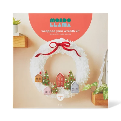 Christmas Craft Create-Your-Own Wreath Kit - Mondo Llama