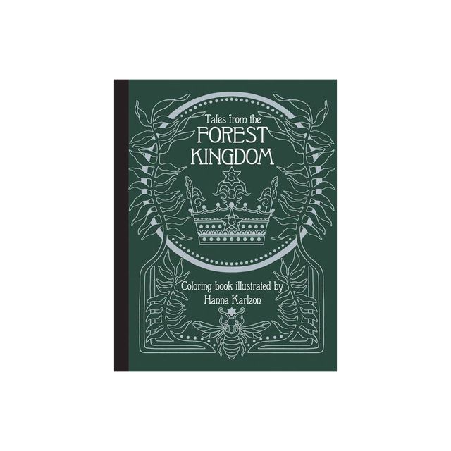 Tales from the Forest Kingdom Coloring Book - (Hardcover)