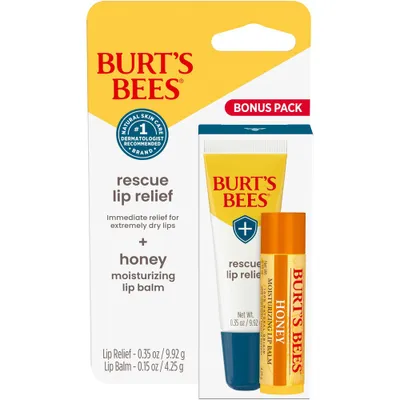 Burts Bees Rescue Squeeze + Honey Bundle Lip Balm - 2ct