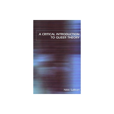 A Critical Introduction to Queer Theory - by Nikki Sullivan (Paperback)