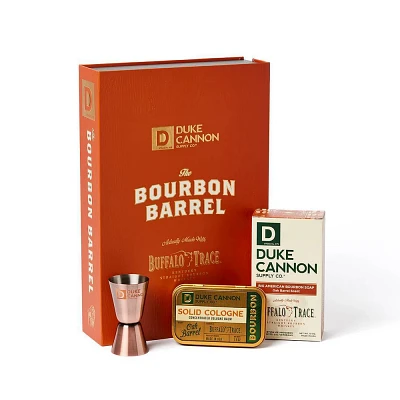 Duke Cannon Supply Co. Buffalo Trace Bourbon Barrel Bath and Body Gift Set - 3ct