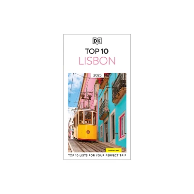 DK Top 10 Lisbon - (Pocket Travel Guide) by Dk Travel (Paperback)