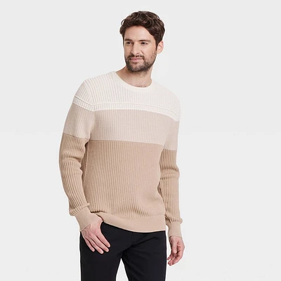 Men Crewneck Pullover Sweater