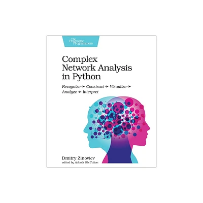 Complex Network Analysis in Python - by Dmitry Zinoviev (Paperback)