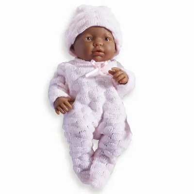 JC Toys Mini La Newborn Boutique Realistic 9.5 Anatomically Correct Real Girl Baby Doll dressed