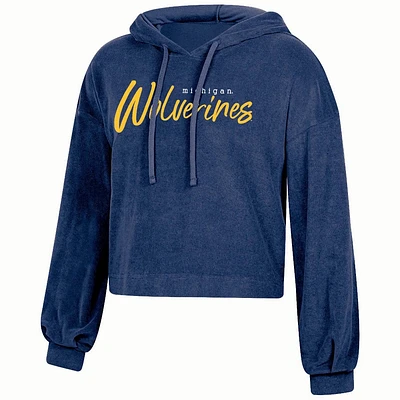 NCAA ichigan Wolverines Womens Terry Hooded Sweatshirt