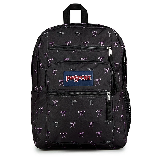 cherry jansport backpack Cool Student - lacquer tab zipper pulls for easy access JanSport Big Student Bad Bow