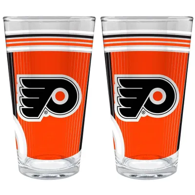 NHL Philadelphia Flyers 2pc Pint Glass Set