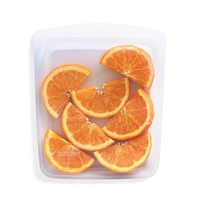 Stasher Reusable Silicone Quart Bag - Clear
