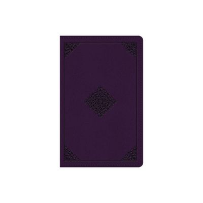 ESV Large Print Personal Size Bible (Trutone, Lavender, Ornament Design) - (Leather Bound)