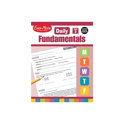 Daily Fundamentals, Grade 3 Teacher Edition - by Evan-Moor Educational Publishers (Paperback)