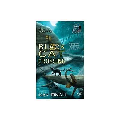 Black Cat Crossing - (Bad Luck Cat Mystery) by Kay Finch (Paperback)