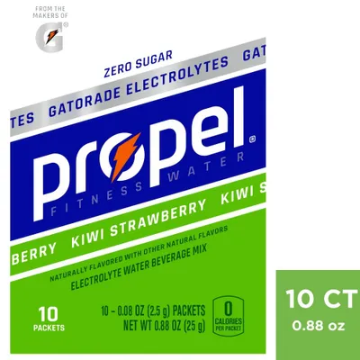 Propel Kiwi Strawberry Sports Drink mix - 0.88oz/10ct