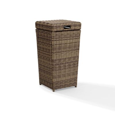 Bradenton Outdoor Wicker Trash Can - Crosley