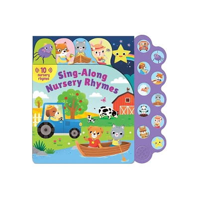 10-Button Sounds: Sing-Along Nursery Rhymes - (10-Button Sound Books) (Board Book)