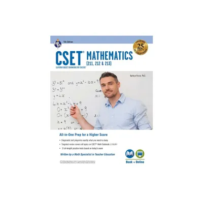 CSET Mathematics Book + Online - (Cset Teacher Certification Test Prep) 5th Edition by Kathryn Porter (Paperback)