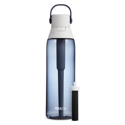 Brita Premium 26oz Filtering Water Bottle with Filter - : Reusable Plastic, 2-Month Filter Life