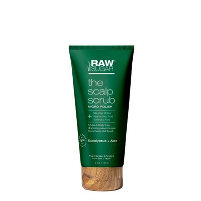 Raw Sugar Scalp Scrub Micro Polish Eucalyptus + Aloe - 5 fl oz