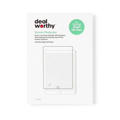 Screen Protector for iPad (7th, 8th, 9th Gen) - dealworthy