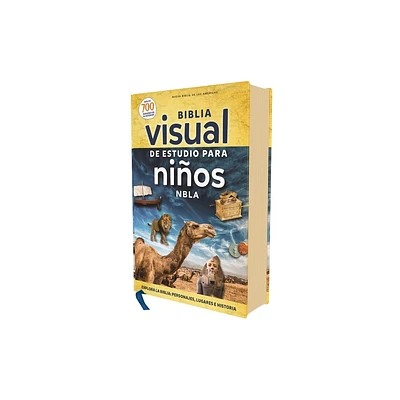 Nbla, Biblia Visual de Estudio Para Nios, Tapa Dura - by Nbla-Nueva Biblia de Las Amricas & Vida (Hardcover)