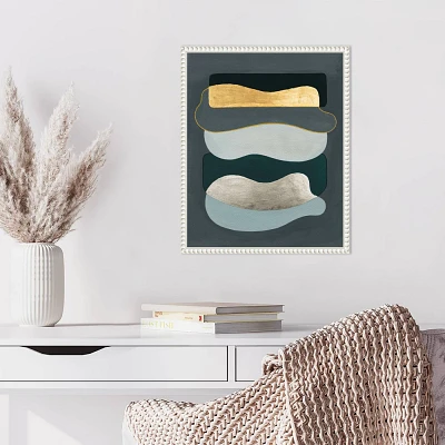 Amanti Art Underwater Coins II by Grace Popp Framed Canvas Wall Art Print