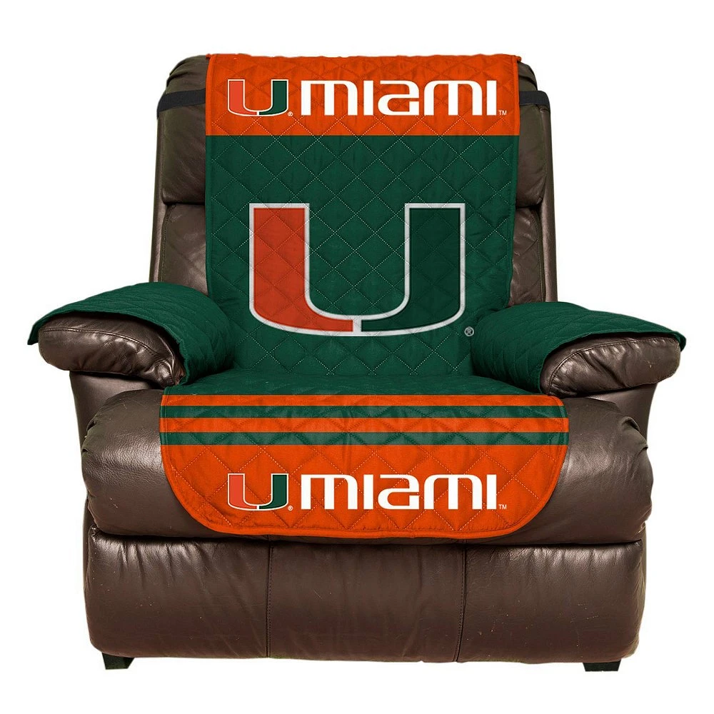 NCAA Miami Hurricanes Recliner Furniture Protector