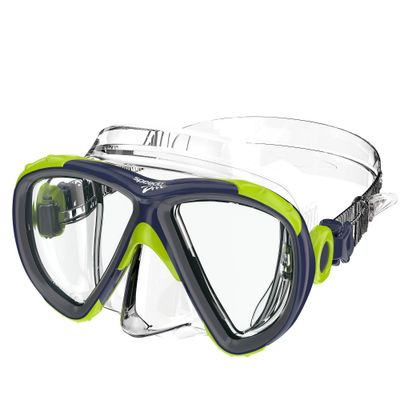 Speedo Adult Explorer Dive Mask - /Clear/Lime