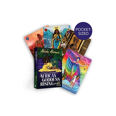 African Goddess Rising Pocket Oracle - by Abiola Abrams (Cards)