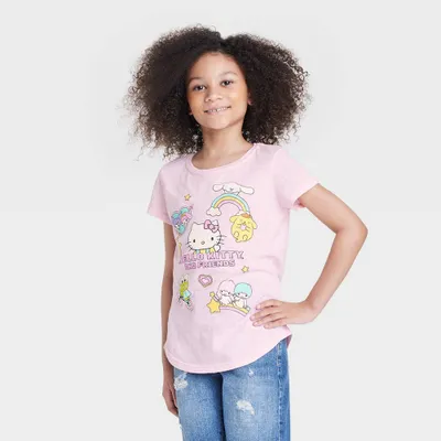 Girl Hello Kitty and Friend Graphic T-Shirt