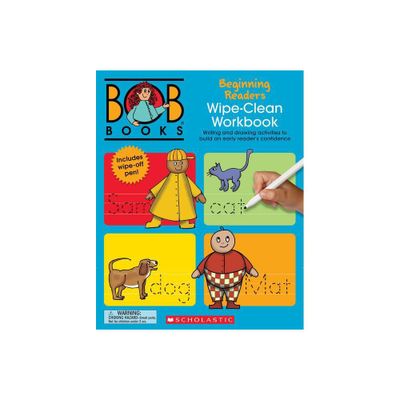 Bob Books - Wipe-Clean Workbook: Beginning Readers Phonics, Ages 4 and Up, Kindergarten (Stage 1: Starting to Read) - by Lynn Maslen Kertell