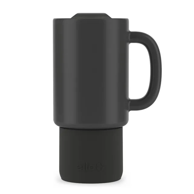 Ello Arabica 14oz Vacuum Insulated Stainless Steel Travel Mug - Black