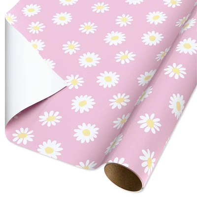 Easter Roll Wrap Daisies Pink 20 sq ft