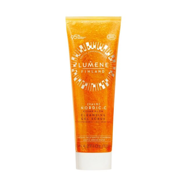 Lumene Valo Clear Glow Cleansing Gel Scrub with Vitamin C - 4.2 fl oz