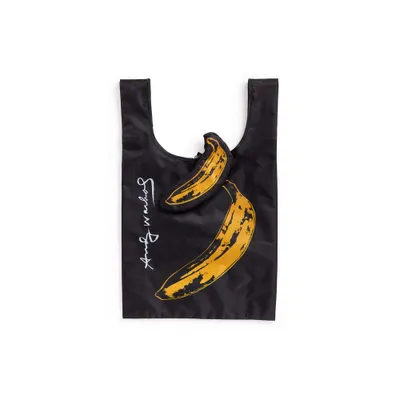 Andy Warhol Banana Packable Nylon Tote Bag - by Galison (Hardcover)