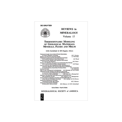 Thermodynamic Modeling of Geologic Materials - (Reviews in Mineralogy & Geochemistry) by Ian S E Carmichael & Hans Eugster (Paperback)