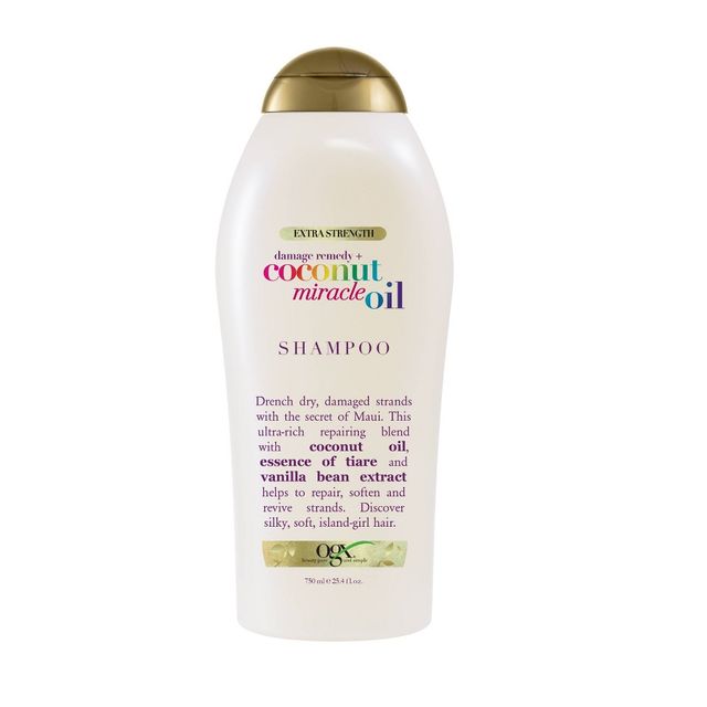 OGX Extra Strength Damage Remedy + Coconut Miracle Oil Shampoo for Dry, Frizzy or Coarse Hair