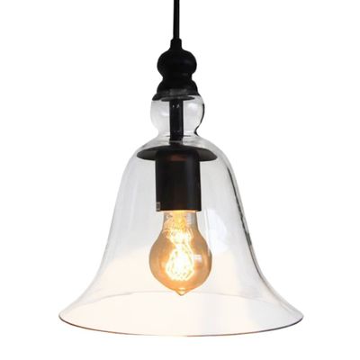 11 x 17 x 11 1-Light Marlowe Pendant Black - Warehouse Of Tiffany