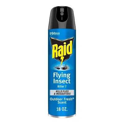 Raid Flying Insect Killer Outdoor Bug Spray - Fresh - 18oz