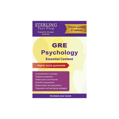 GRE Psychology - by Sterling Test Prep (Paperback)