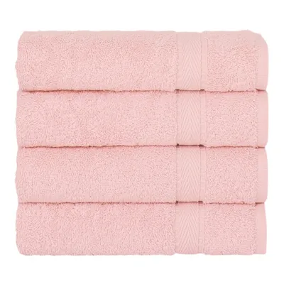 4pc Sinemis Terry Hand Towel Set Pink - Linum Home Textiles