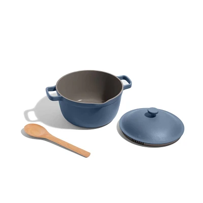 Our Place Perfect Pot : 2.5 Qt Ceramic Nonstick, Aluminum, Oven-Safe, Hand Wash, 3-Piece Set